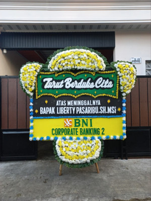 Papan Bunga Duka di Minahasa Utara