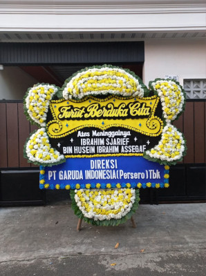Papan Bunga Duka di Minahasa Utara