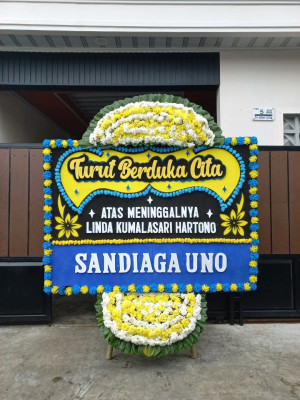 Papan Bunga Duka di Minahasa Utara