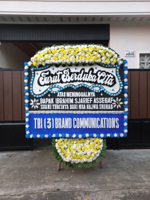 Papan Bunga Duka di Minahasa Utara